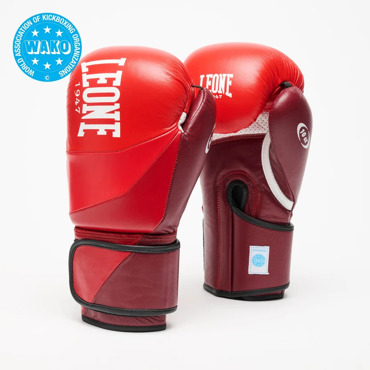 Leone WAKO kick BOXING GLOVES-red